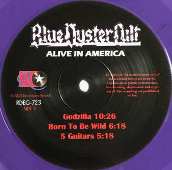 2LP Blue Öyster Cult: Alive In America CLR | LTD 468715