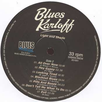 LP Blues Karloff: Light And Shade 63102