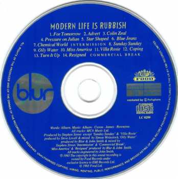 CD Blur: Modern Life Is Rubbish 336798