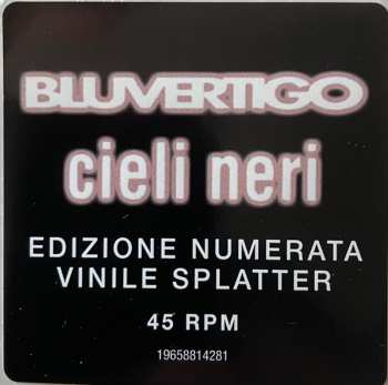 LP Bluvertigo: Cieli Neri CLR | LTD | NUM