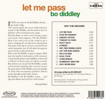 CD Bo Diddley: Let Me Pass LTD 306788