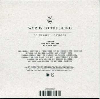 CD Bo Ningen: Words To The Blind 189854