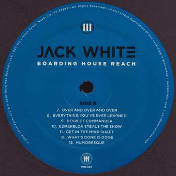 LP Jack White: Boarding House Reach 5433