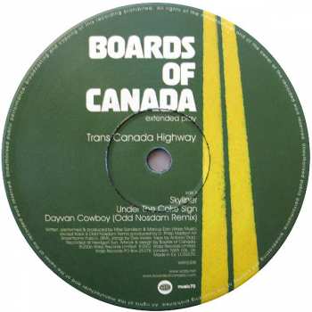 LP Boards Of Canada: Trans Canada Highway 291206