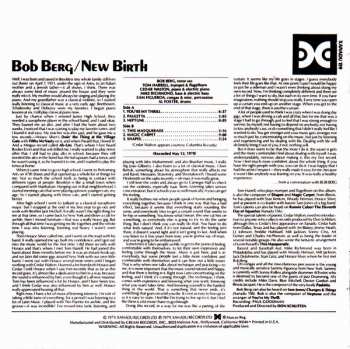 CD Bob Berg: New Birth 330009