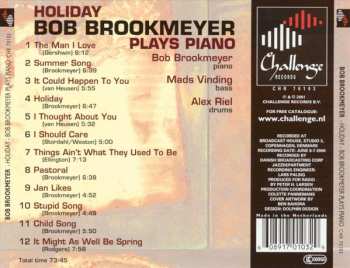 CD Bob Brookmeyer: Holiday - Bob Brookmeyer Plays Piano LTD 496451