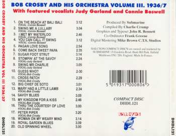 2CD Bob Crosby And His Orchestra: You Can Call It Swing Volume III 1936-37 156766