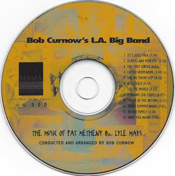 CD Bob Curnow's L. A. Big Band: The Music Of Pat Metheny & Lyle Mays 220653