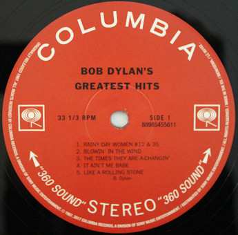 LP Bob Dylan: Bob Dylan's Greatest Hits 14920
