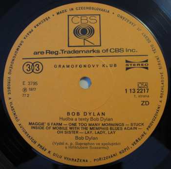 LP Bob Dylan: Hard Rain 41934