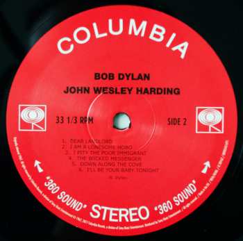 LP Bob Dylan: John Wesley Harding 18648