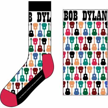 Merch Bob Dylan: Kotníkové Ponožky Guitar Pattern