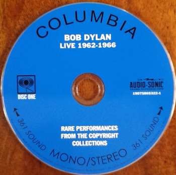 2CD Bob Dylan: Live 1962-1966 (Rare Performances From The Copyright Collections) 20677
