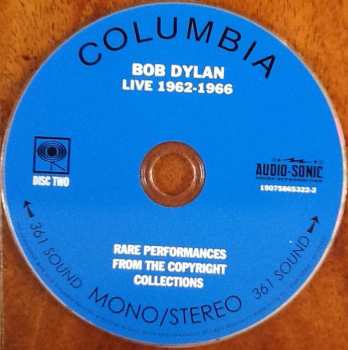 2CD Bob Dylan: Live 1962-1966 (Rare Performances From The Copyright Collections) 20677