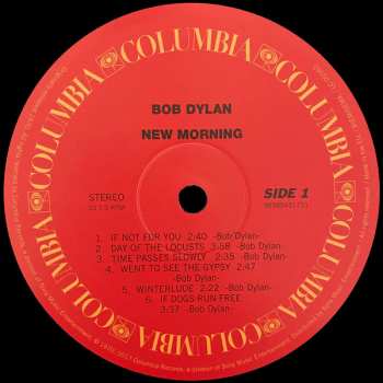 LP Bob Dylan: New Morning 71908