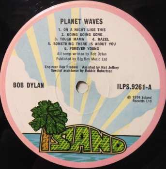 LP Bob Dylan: Planet Waves 509898