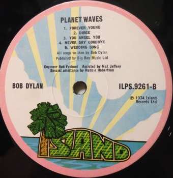 LP Bob Dylan: Planet Waves 509898