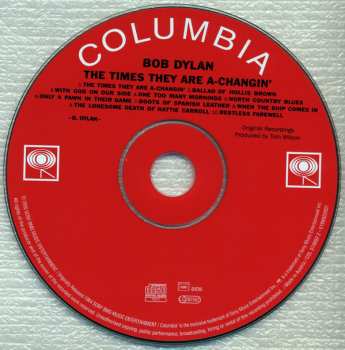 CD Bob Dylan: The Times They Are A-Changin' 36675