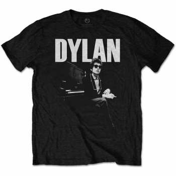 Merch Bob Dylan: Tričko At Piano  XXL