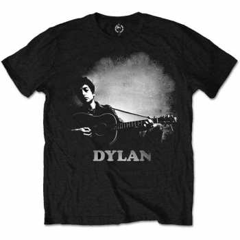Merch Bob Dylan: Tričko Guitar & Logo Bob Dylan  XXL