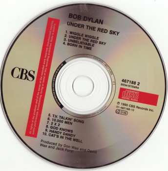 CD Bob Dylan: Under The Red Sky 37960