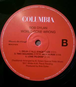 LP Bob Dylan: World Gone Wrong 40830