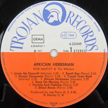 LP Bob Marley & The Wailers: African Herbsman 125620