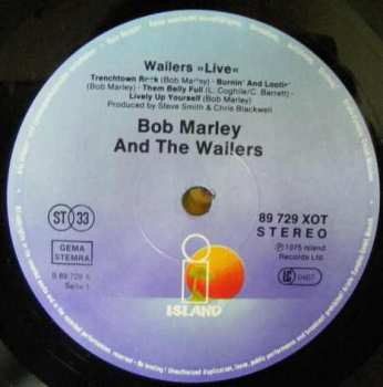 LP Bob Marley & The Wailers: Live! 532794