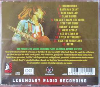 CD Bob Marley & The Wailers: Live At The Record Plant '73 417257