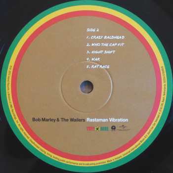 LP Bob Marley & The Wailers: Rastaman Vibration 29474
