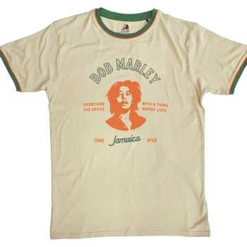 Merch Bob Marley & The Wailers: Bob Marley Unisex Ringer T-shirt: Thing Called Love (large) L