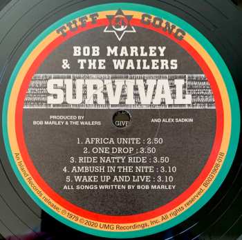 LP Bob Marley & The Wailers: Survival LTD | NUM 511960