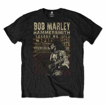 Merch Bob Marley & The Wailers: Tričko Hammersmith '76  M