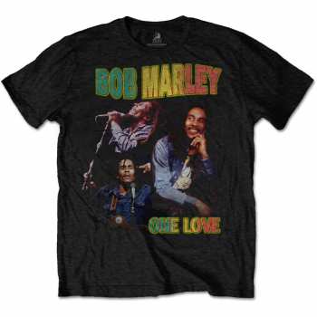 Merch Bob Marley & The Wailers: Tričko One Love Homage  XL