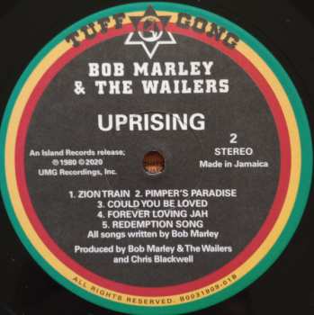 LP Bob Marley & The Wailers: Uprising LTD | NUM 435290