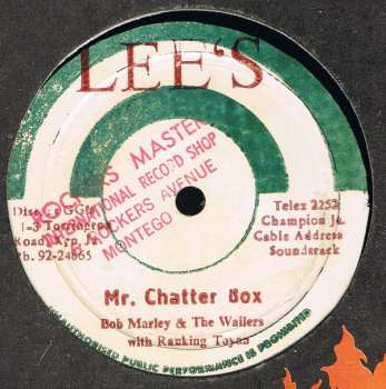 Album Bob Marley & The Wailers: Mr. Chatter Box / With You Girl