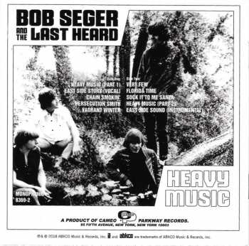 CD Bob Seger And The Last Heard: Heavy Music: The Complete Cameo Recordings 1966-1967 351556