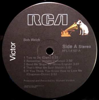 LP Bob Welch: Bob Welch 42306