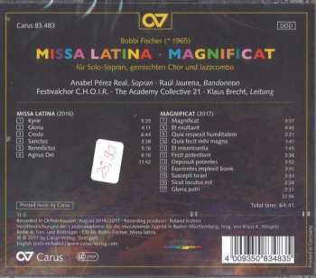CD Bobbi Fischer: Missa Latina & Magnificat (für Solo-Sopran, genischten Chor und Jazzcombo) 324979