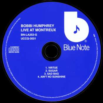 CD Bobbi Humphrey: Live At Montreux