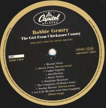 2LP Bobbie Gentry: The Girl From Chickasaw County (Highlights From The Capitol Masters) LTD 391363