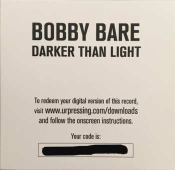 LP Bobby Bare: Darker Than Light 404816