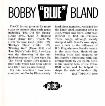 CD Bobby Bland: The “3B” Blues Boy. The Blues Years: 1952–1959 309023
