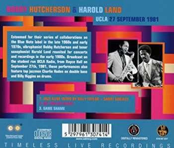 CD Bobby Hutcherson: UCLA 27 September 1981 471561