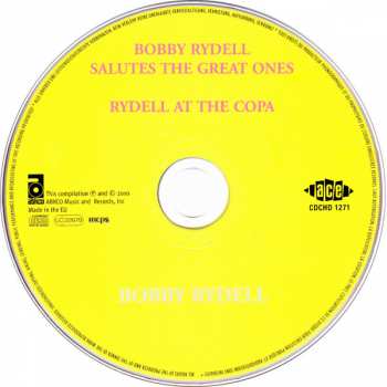 CD Bobby Rydell: Bobby Rydell Salutes The Great Ones / Rydell At The Copa 266124
