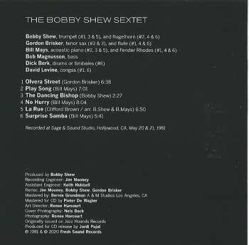 CD Bobby Shew Sextet: Play Song 111224