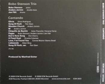 CD Bobo Stenson Trio: Cantando 192757