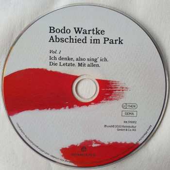 3CD/DVD Bodo Wartke: Abschied Im Park Volume 1-3 193034