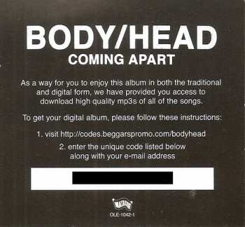 2LP Body/Head: Coming Apart 58176