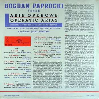 LP Bogdan Paprocki: Arie Operowe = Operatic Arias 365330